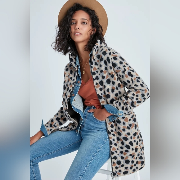 Anthropologie Jackets & Blazers - Anthropologie Field Flower Leopard coat